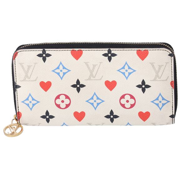 Louis Vuitton Game on Long Zippy Wallet M57491 Beige Multicolor Monogram - Picture 1 of 7